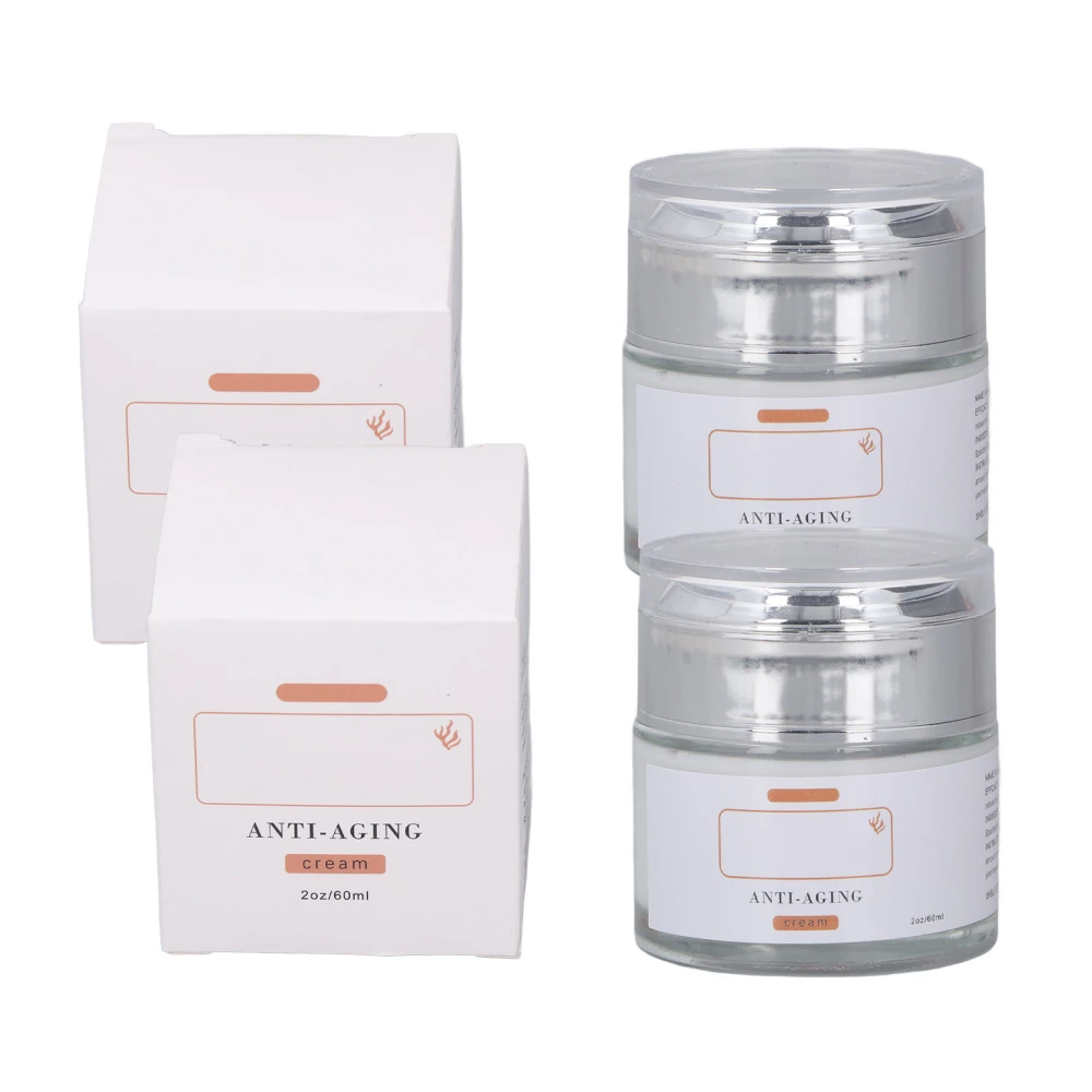2pcs 60ml Facial Wrinkles Removal Cream Reduce Fine Lines Fade Dark Spots Skin Hydrating Face Moisturizer