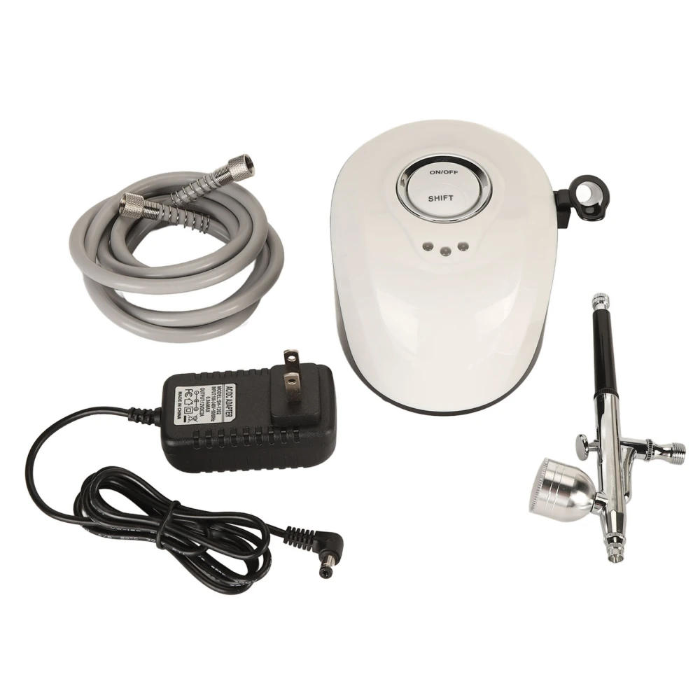 Facial Oxygen Water Spray Jet High Pressure Mist 3 Gear Adjustable Oxygen Facial Beauty Airbrush 100‑240V US Plug