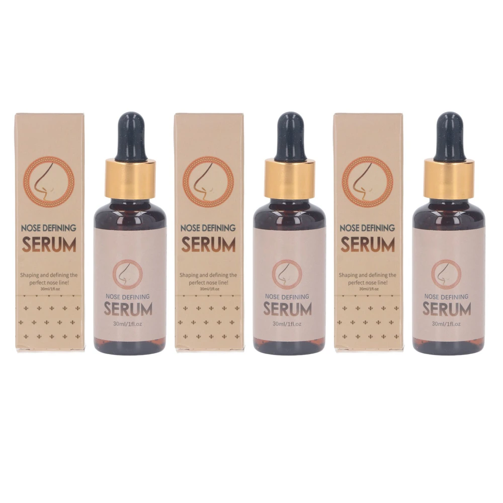 3pcs Nose Defining Lift Up Serum Boost Collagen Tightening Nose Shaping Nasal Bone Remodeling Serum 30ml