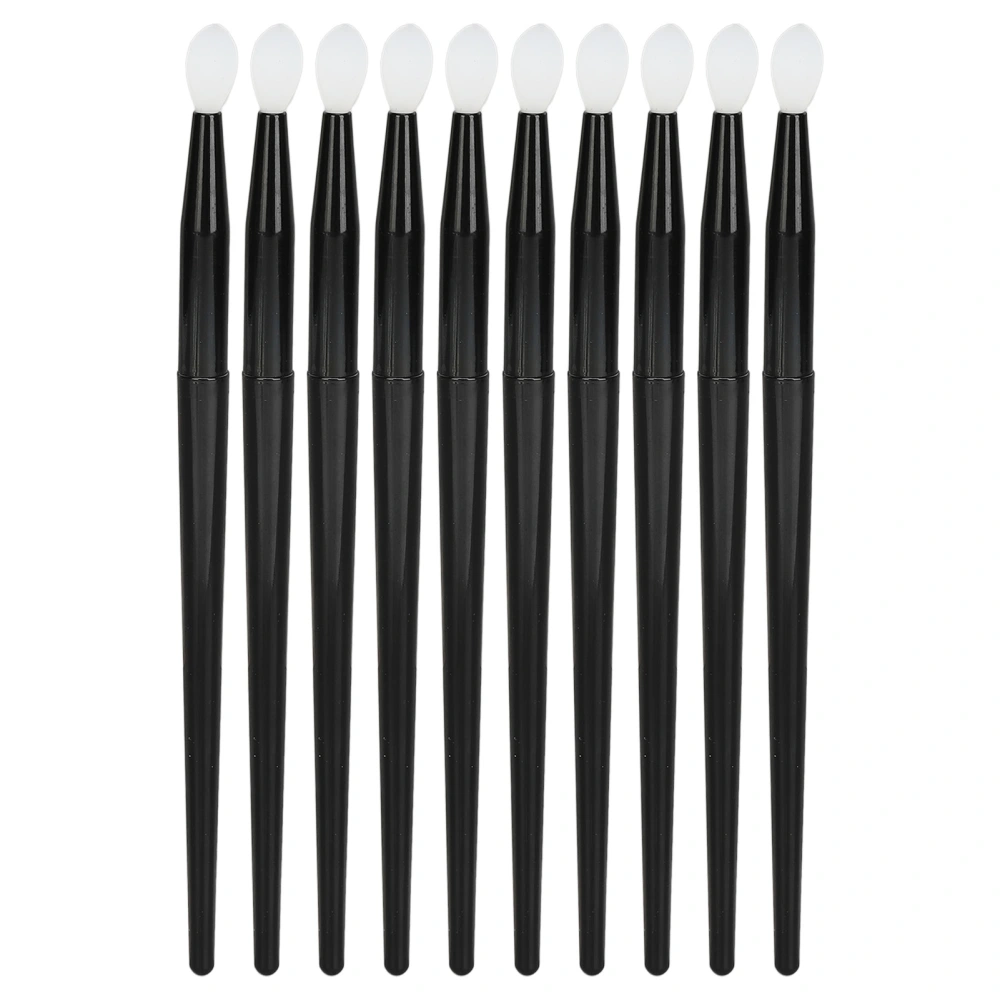 10 Pieces Lip Brushes Reusable Silicone Lip Gloss Applicator Portable Long Handle Facial Makeup Brush Set