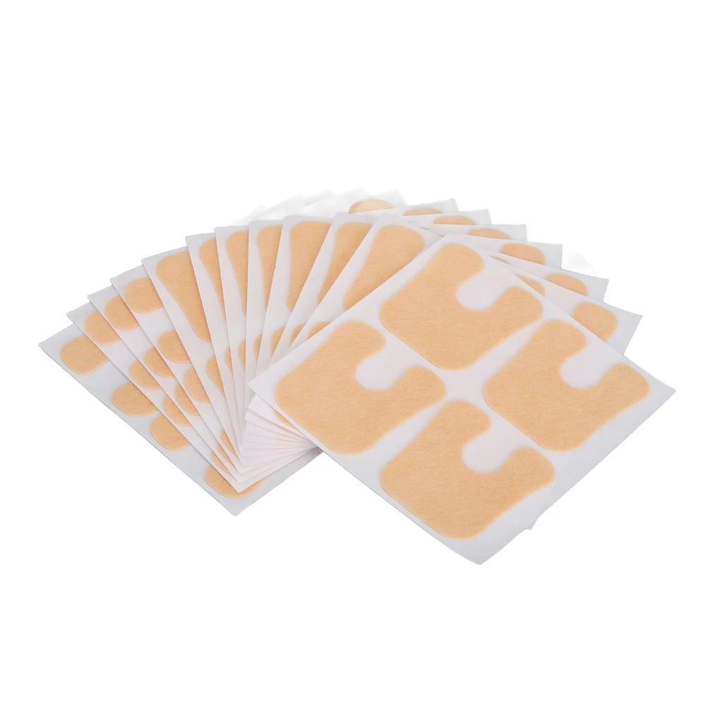 48pcs U Shaped Felt Callus Relief Pads Self Stick Soft Protective Felt Callus Relief Cushions for Rubbing