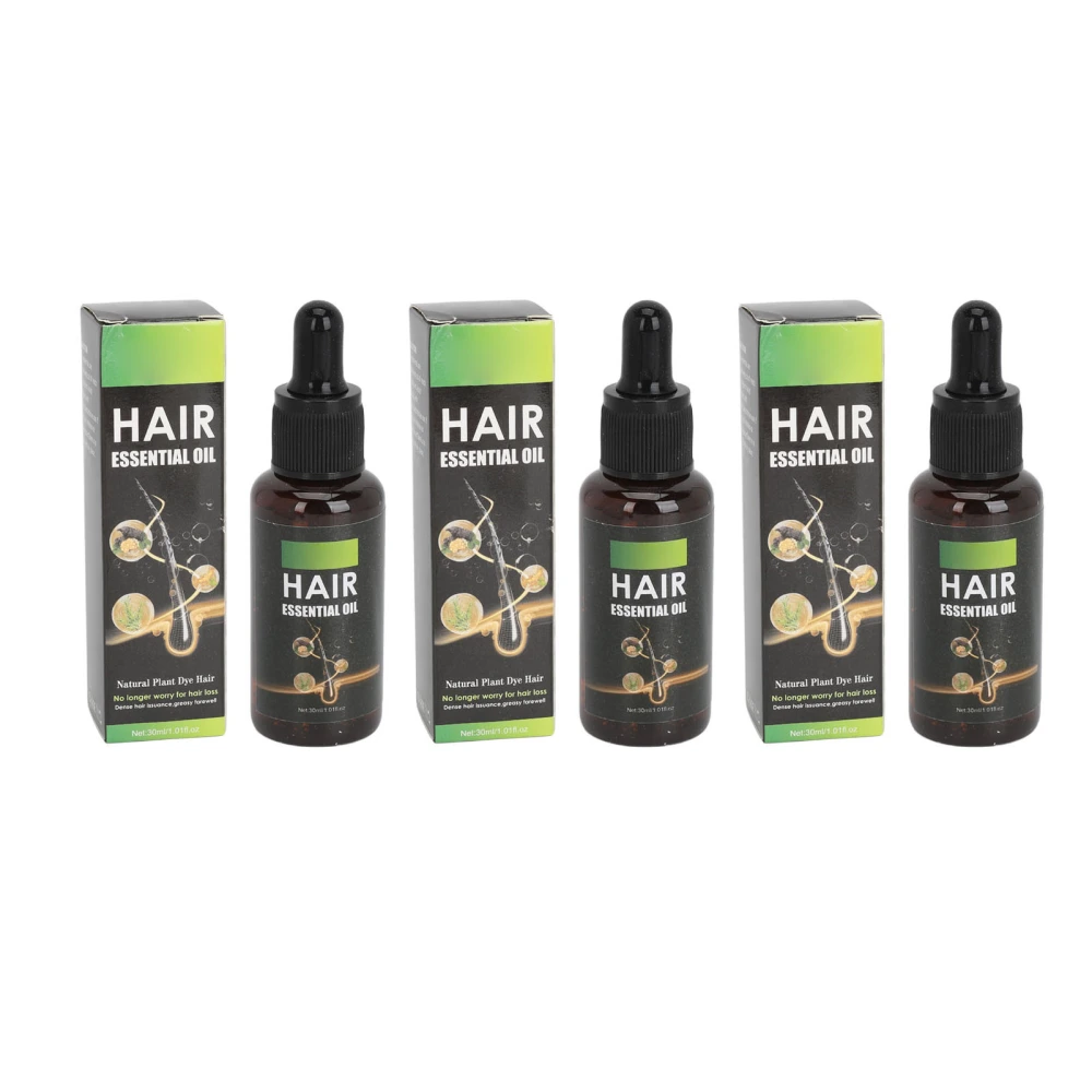 3PCS Hair Care Essential Oil Repair Damaged Hair Reduce Split Ends Moisturizing Nourishing Scalp Hair Repair Serum 30ml