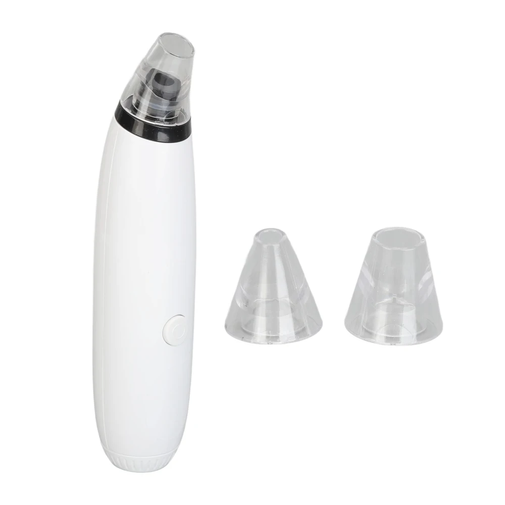 Electric Blackhead Remover Cleaning 3 Gears 3V Working Voltage Electric Comedone Whitehead Extractor White