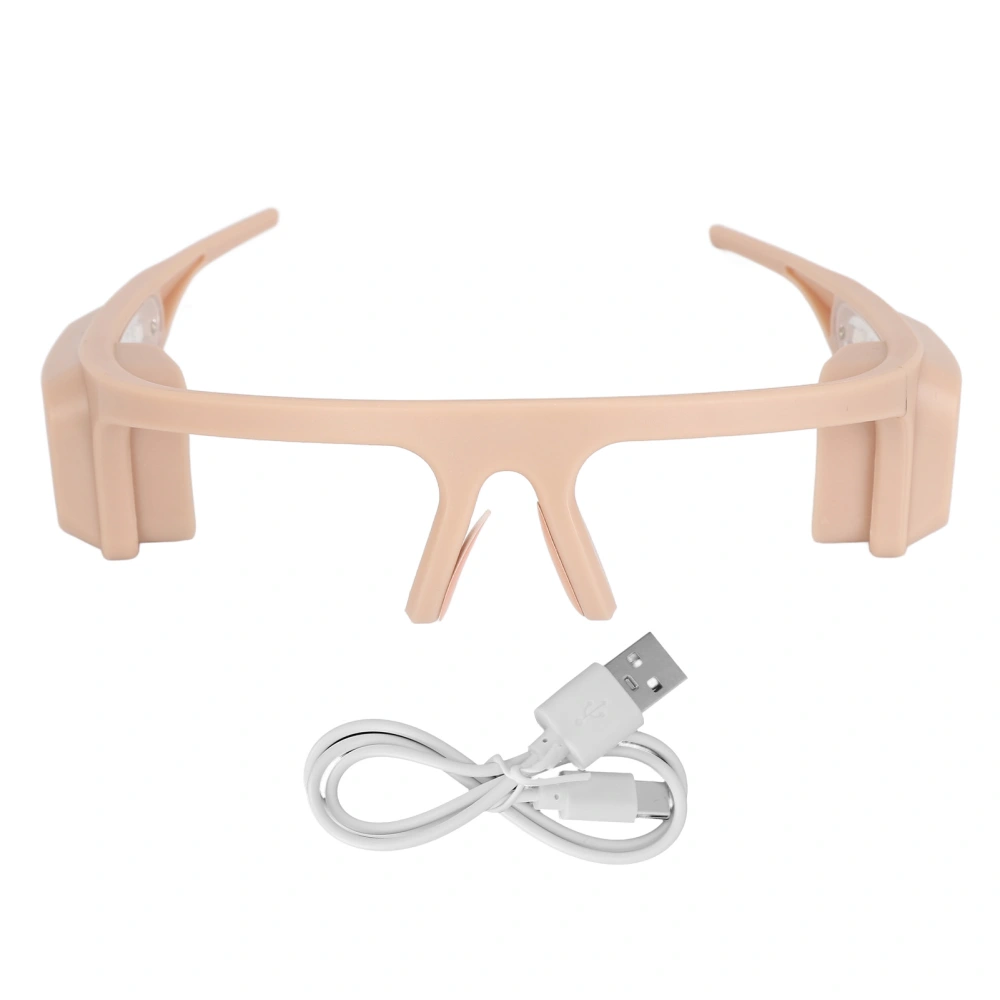 Red LED Eye Glasses Wearable Fine Lines Anti Aging Eye Care Light Glasses Comfortable Fit for Skin Care