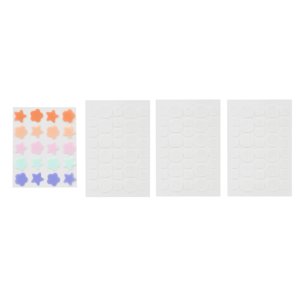 128pcs Colorful Pimple Patch Relieve Redness Cleaning Waterproof Hydrocolloid Pimple Sticker