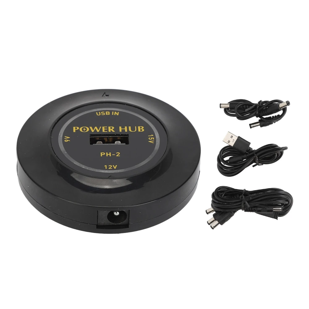 Guitar Power Supply USB TYPE C 5V 2.1A Low Noise 3 Channel Power Supply with Short Circuit Protection