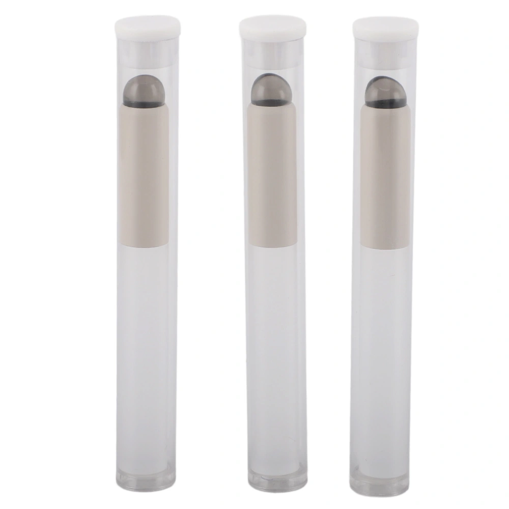 Silicone Lip Brush Soft Transparent Handle Portable Small Silicone Lipstick Applicators with Storage Box 3pcs