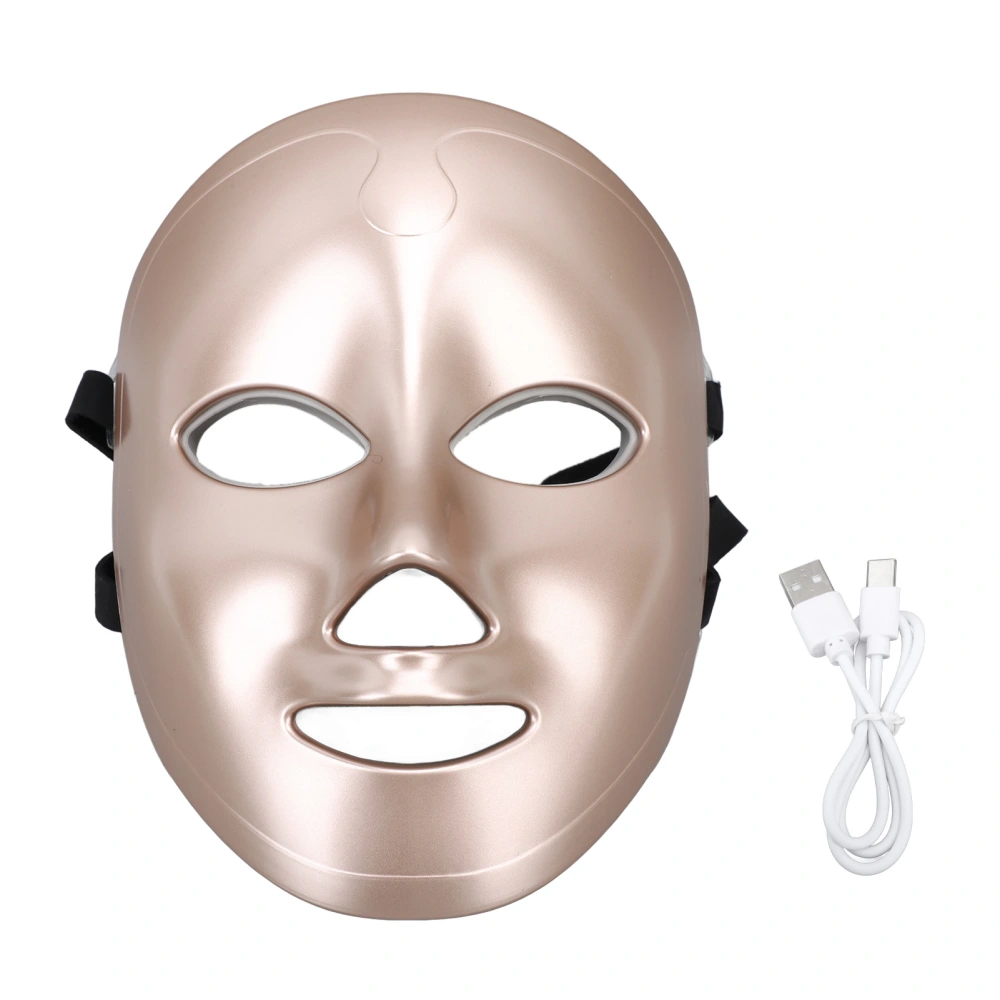 Photon Face Skin Rejuvenation Device 7 Colors Lighting Rechargeable Remove Wrinkles LED Facial Skin Care Cover