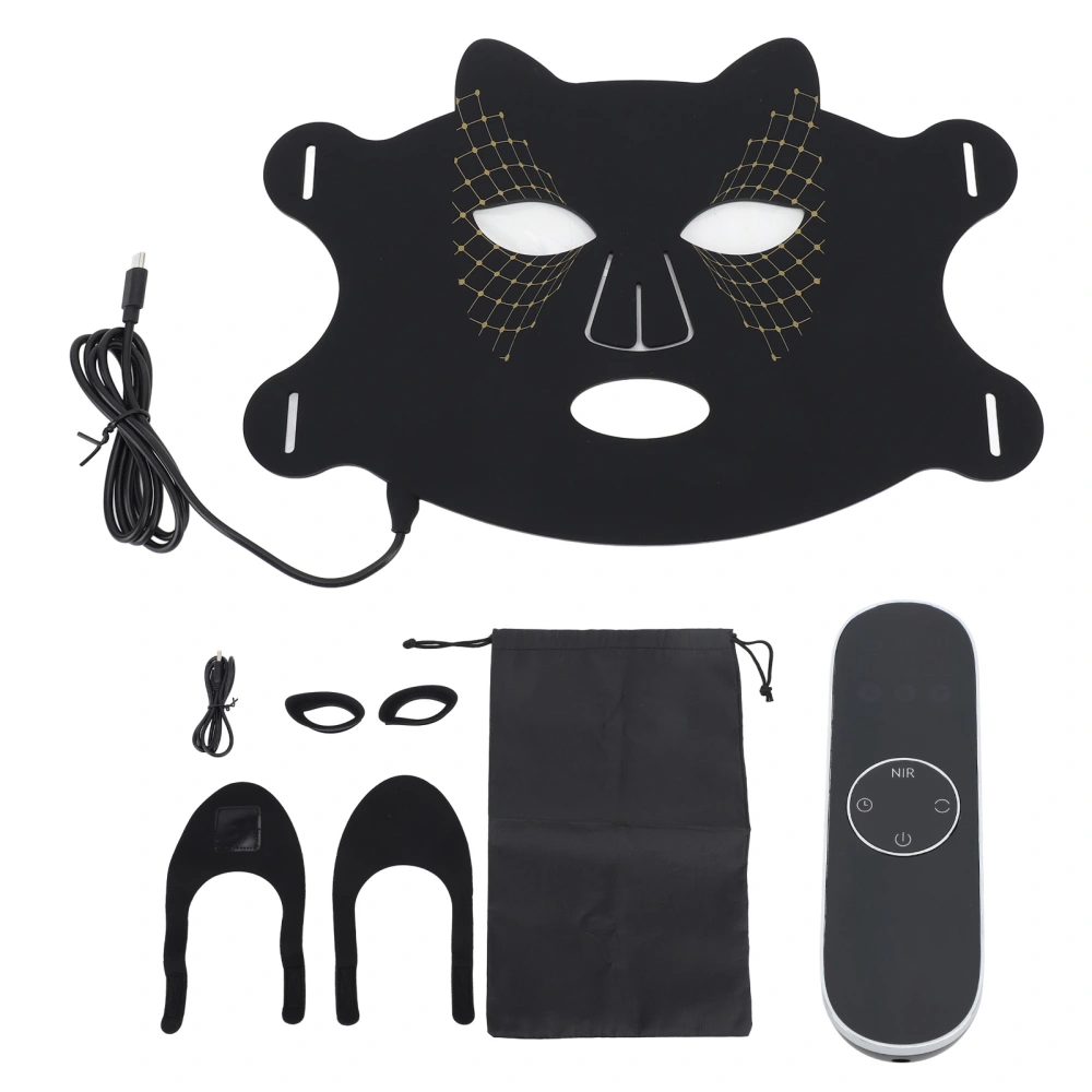 4 Colors LED Light Face Device 3 Timer 48pcs Light Chips Eye Protection Skin Tightening Rejuvenation LED Face Device
