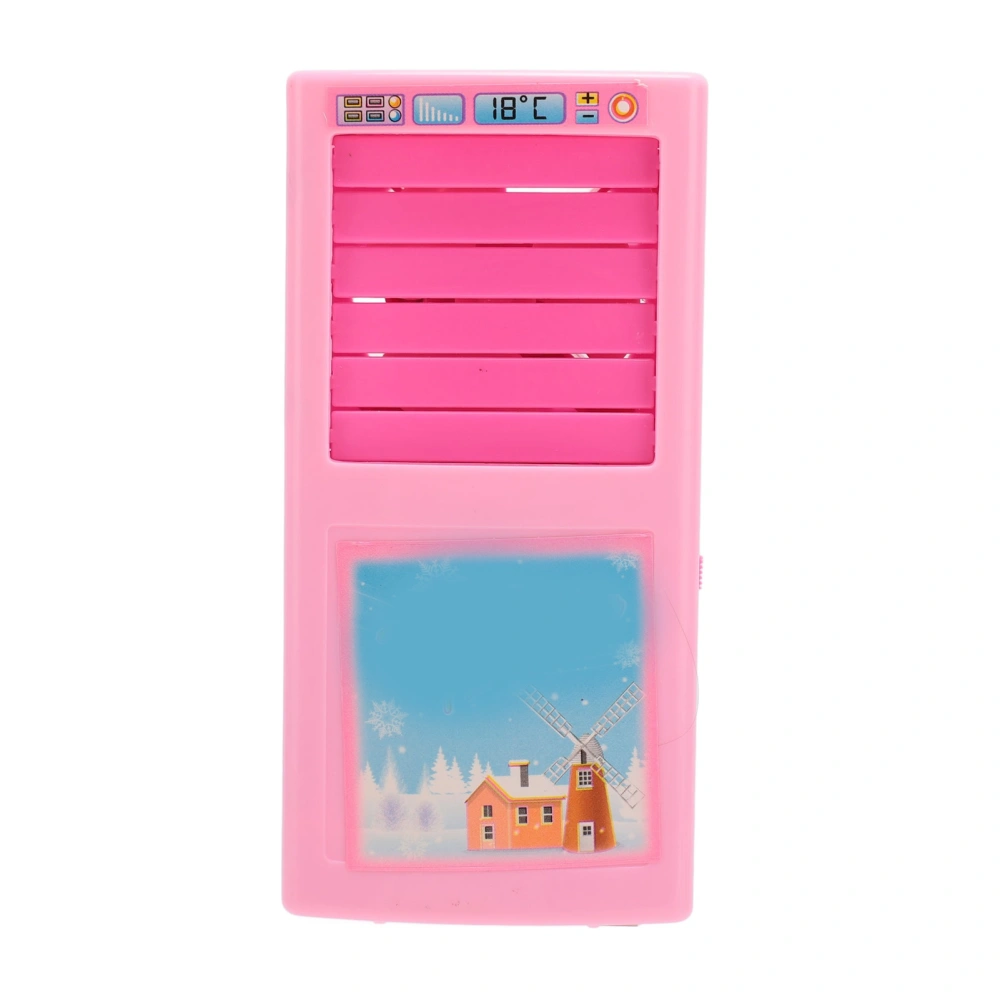 Kids Air Conditioner Toy High Simulation Prevents Deformation Prevent Cracking Dollhouse Miniatures Air Conditioner for Party