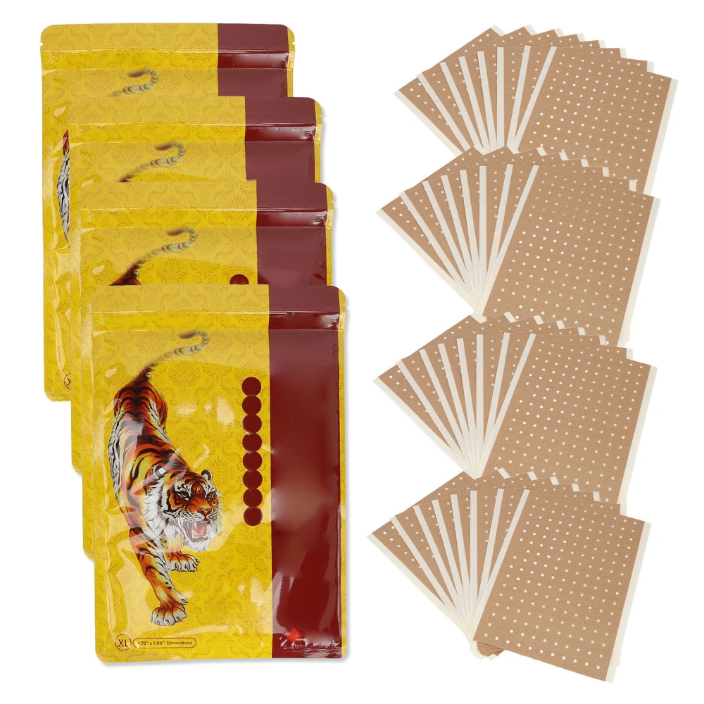 32 Sheet Red Tiger Relieving Patch Improved Mobility Reduce Soreness Herbal Extract Shoulder Relieving Patch for Neck Back