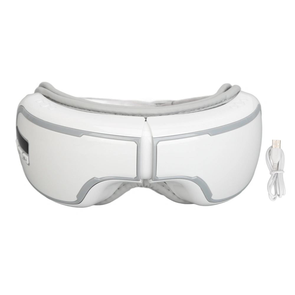 Bluetooth Music Eye Massager with Heat Relieve Fatigue USB Charging Hot Compress Compression Eye Massager for Migraines