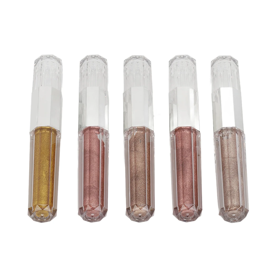 5 Colors Metal Mirror Nail Polish Long Lasting Stylish Look Nail Art Manicure Kit for DIY Salon Home