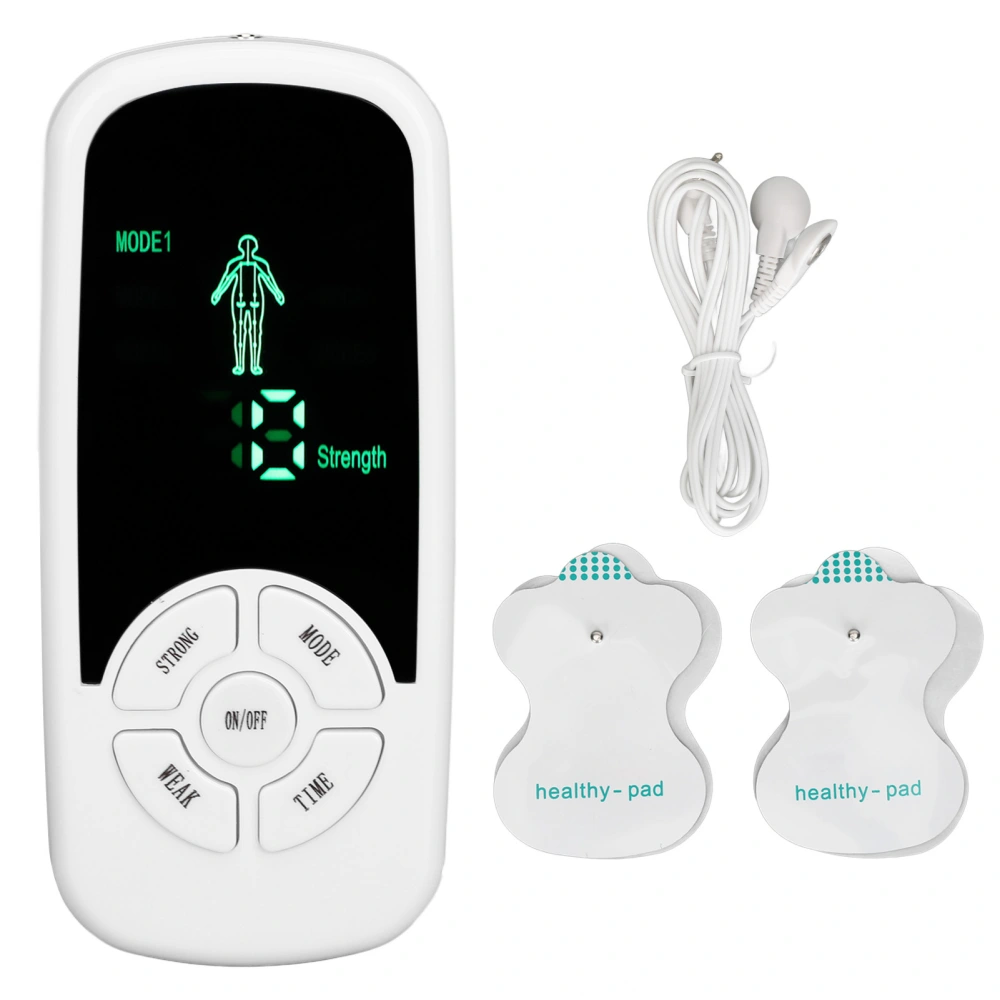 TENS Unit Muscle Stimulator Multi Functional Massaging Self Adhesive Electrodes 6 Stimulation Modes Digital Neck Muscle Stimulator