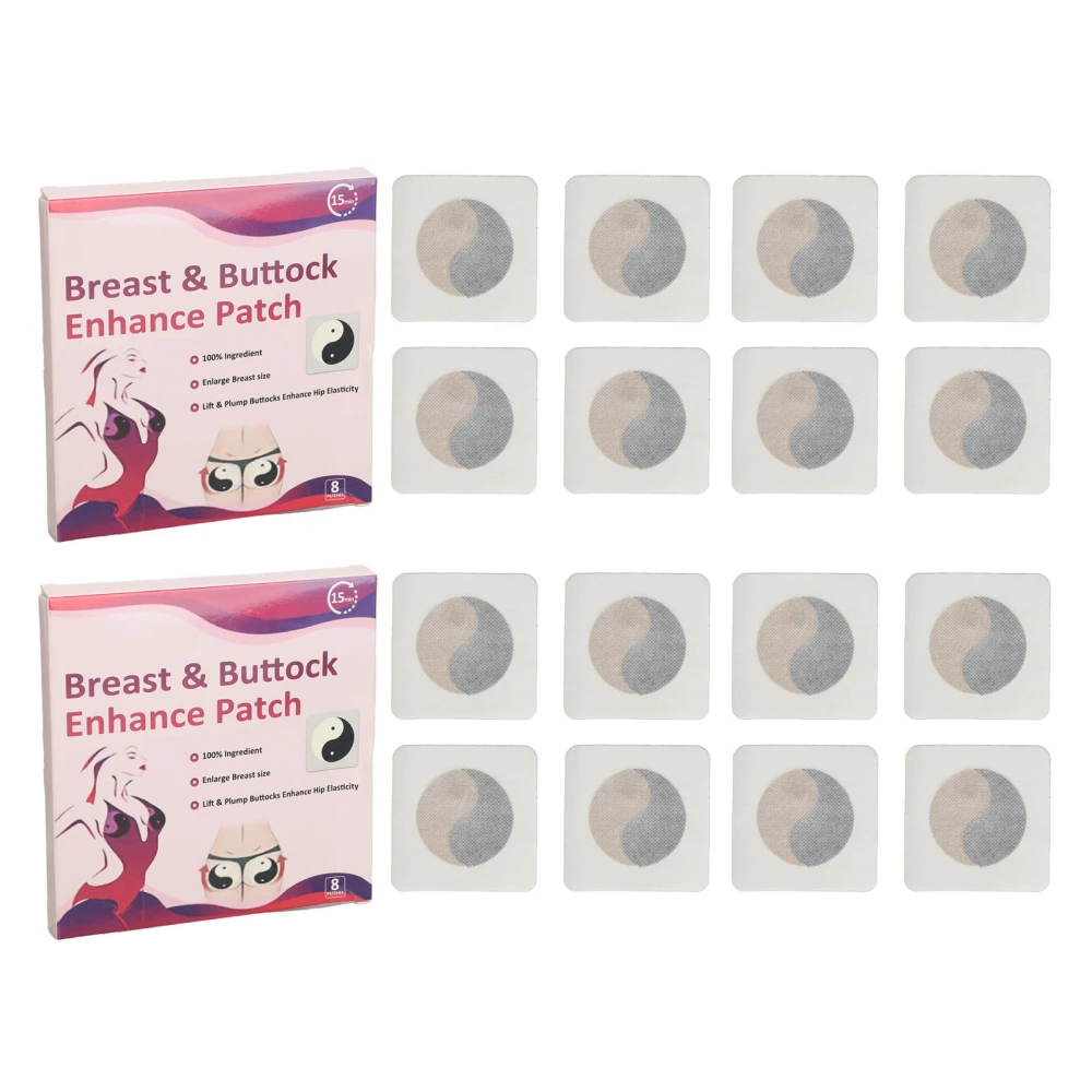 24pcs Buttocks Bust Tightening Firming Patch Herbal Extracts Herbal Reduced Sagging Improve Elastic Buttock Bust Plump Patch