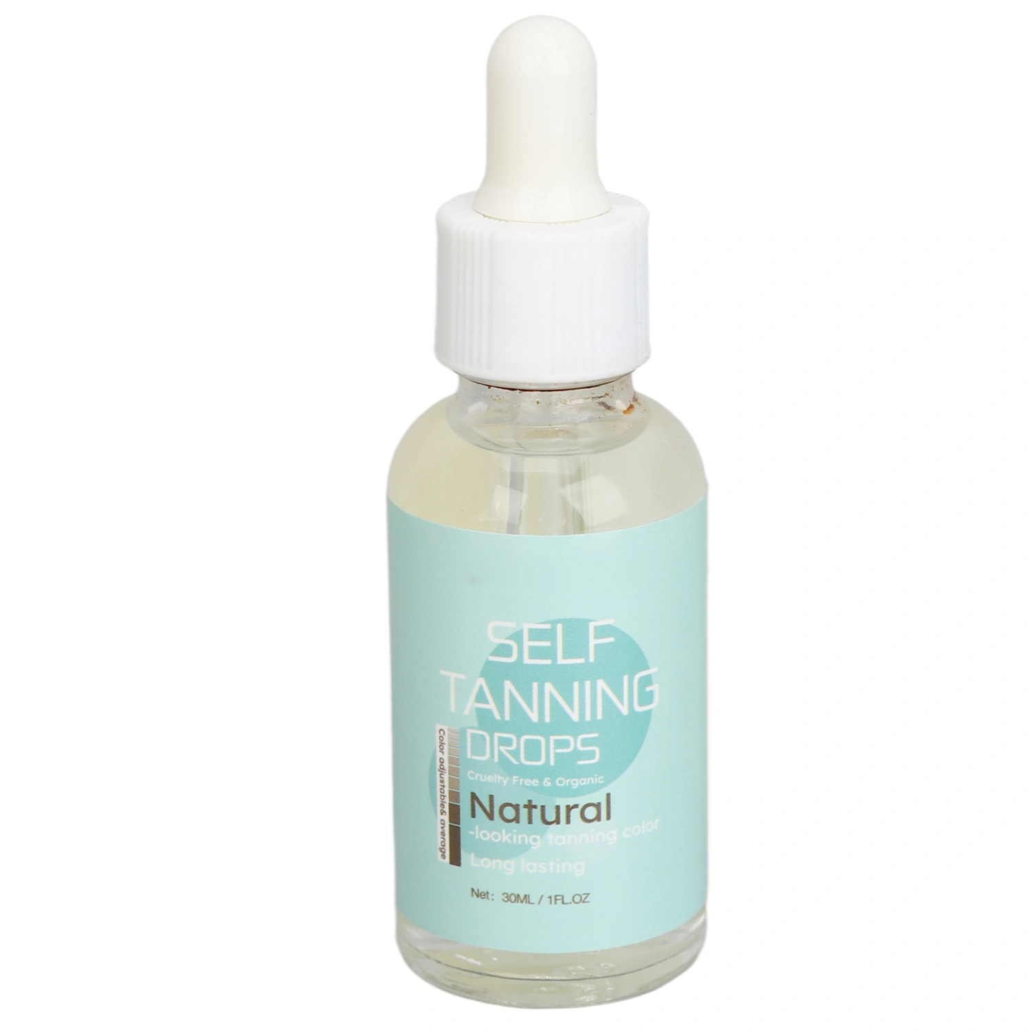 Self Tanning Drops Easy To Absorb Mild Gradual Body Dark Skin Tanner Drops for Women Men 30ml