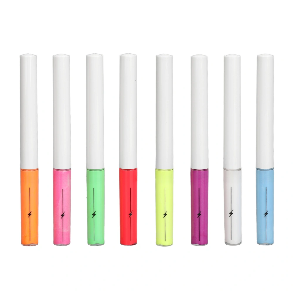8 Colors Glow Neon Liquid Eyeliner Set Colorful Fast Drying Pigmented Neon Eyeliner Pencil for Makeup