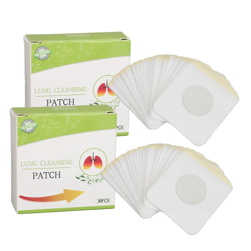 60PCS Sleep Patches for Adults Lung Cleansing Belly Button Patch for Dyspnea Physical Fatigue Relief Body Care