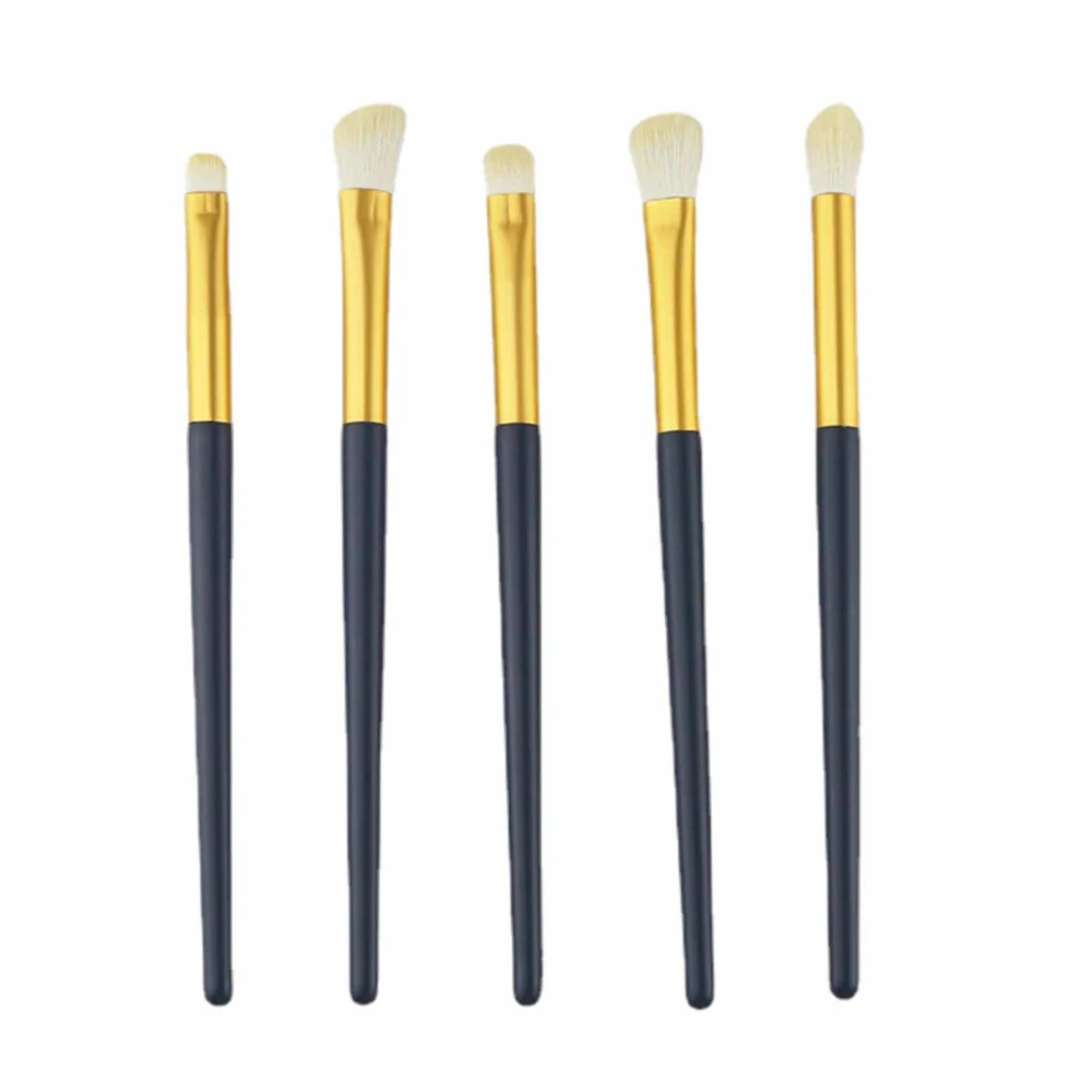 5pcs Eyeshadow Brushes Set Synthetic Fiber Shed Free Dense Brush Hair Make Up Brushes Set