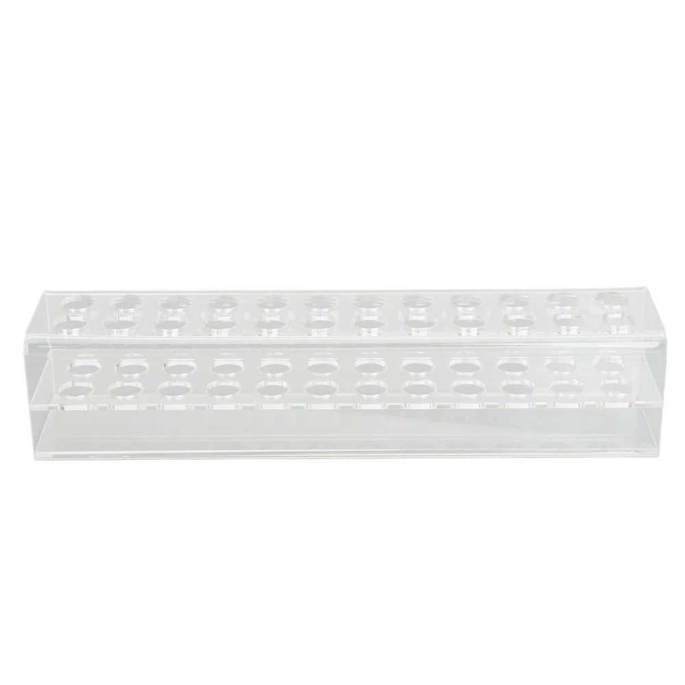 Tweezer Holder Stand 24 Holes Storage Large Capacity Rectangle Eyelash Tweezer Displaying Shelf
