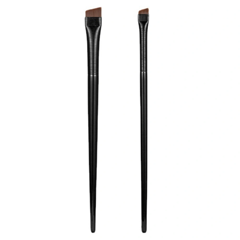 Eyeliner Brush Flat Head Fine Angled Exquisite Bristles Eyebrow Brush for Precision Makeup Application