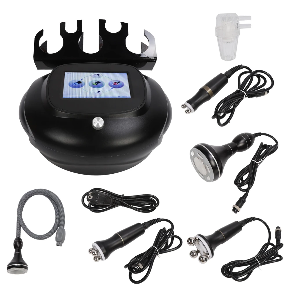 Body Slimming Massager Fat Reduction 360 Degrees Rotating Head RF Skin Tightening Machine for Postpartum 110‑240V EU Plug