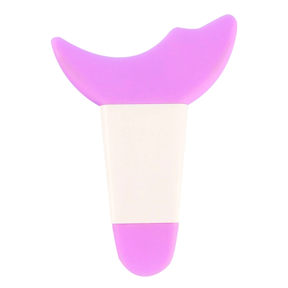 Mascara Eyelash Shield Tool Multifunctional Reusable Silicone Applicator Eyeliner Guard Purple