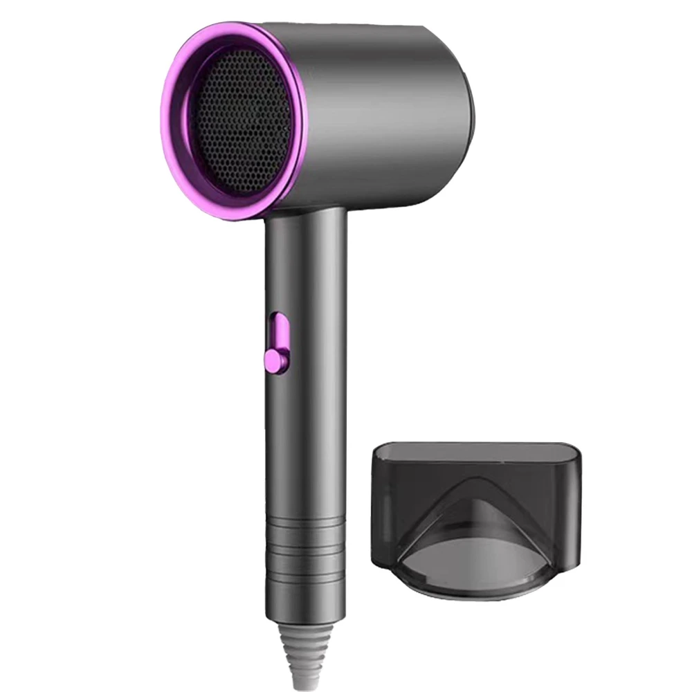 Light Blue Blow Dryer High Power Hot Cold Air Adjustable Portable Hair Blow Dryer for Home Salon Dormitory Grey