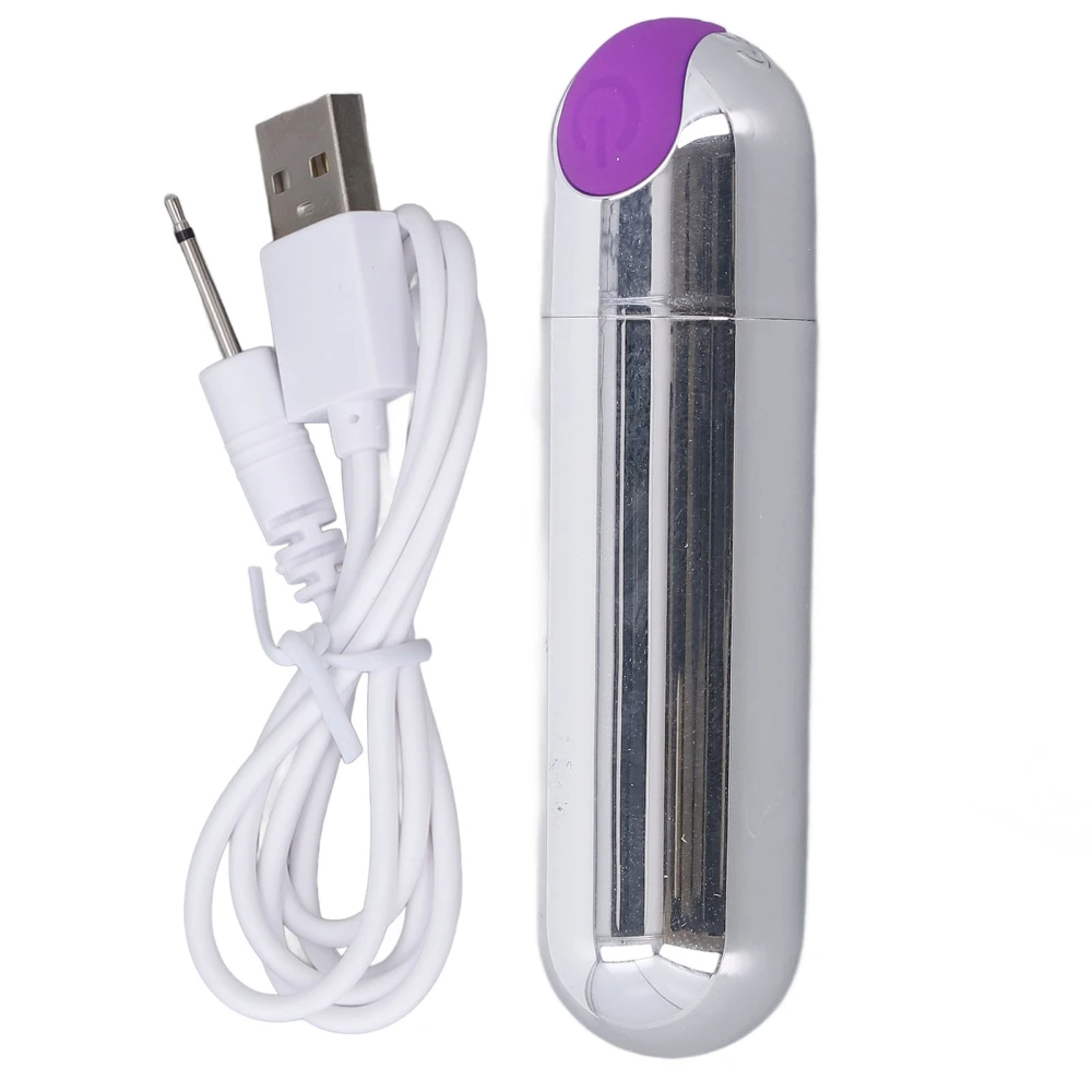 Electric Eye Massage Wand Reduce Fine Lines Promote Serum Bsorption Face Eye Massage Tool Silver