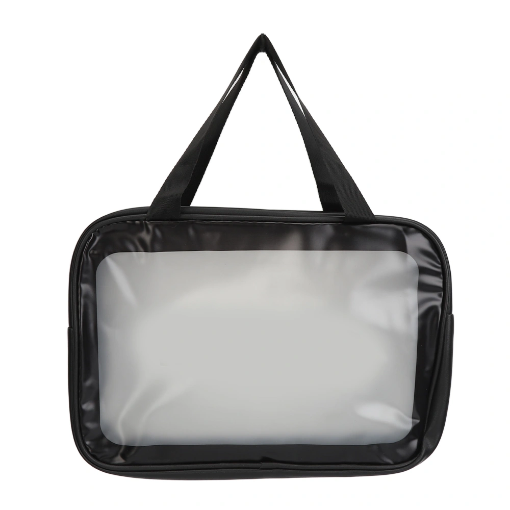 Clear Cosmetic Bags PVC Transparent Portable Large Capacity Water Resistant Travel Makeup Wash Bag