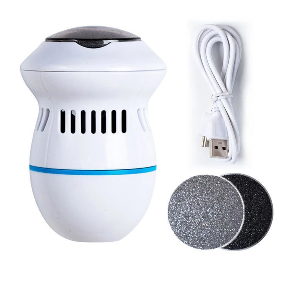 Electric Callus Remover for Feet with Vacuum Quartz Sand 2 Speed Electric Pedicure Foot File Kit