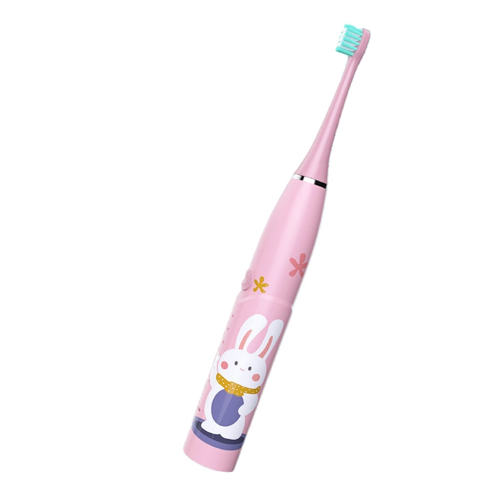 Children Electric Toothbrush Soft Brush Hair IPX7 Waterproof Rechargeable Toothbrush for Kids