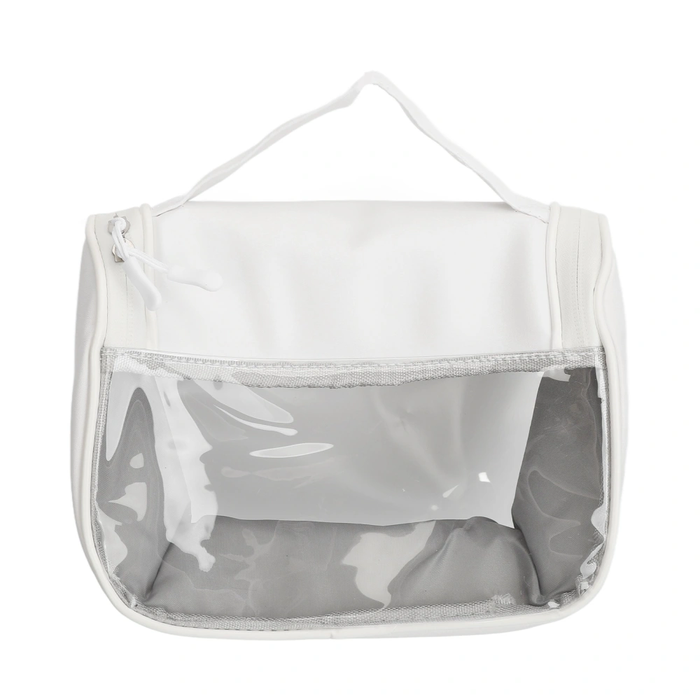 Clear Cosmetic Bag PVC Transparent Travel Portable Makeup Storage Bag with Smooth Double Zipper