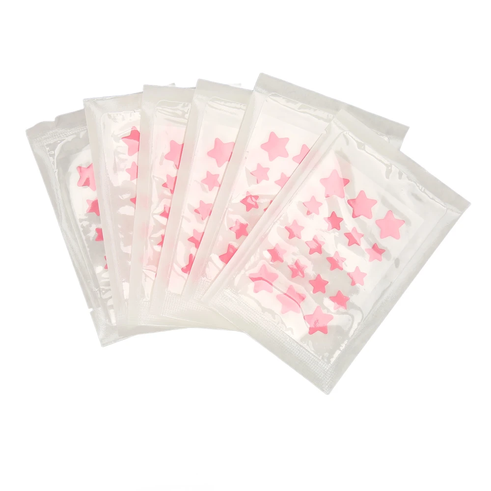 108pcs Pimple Healing Patches Star Shaped Dirts Proof Hydrocolloid Pimple Cover Stickers