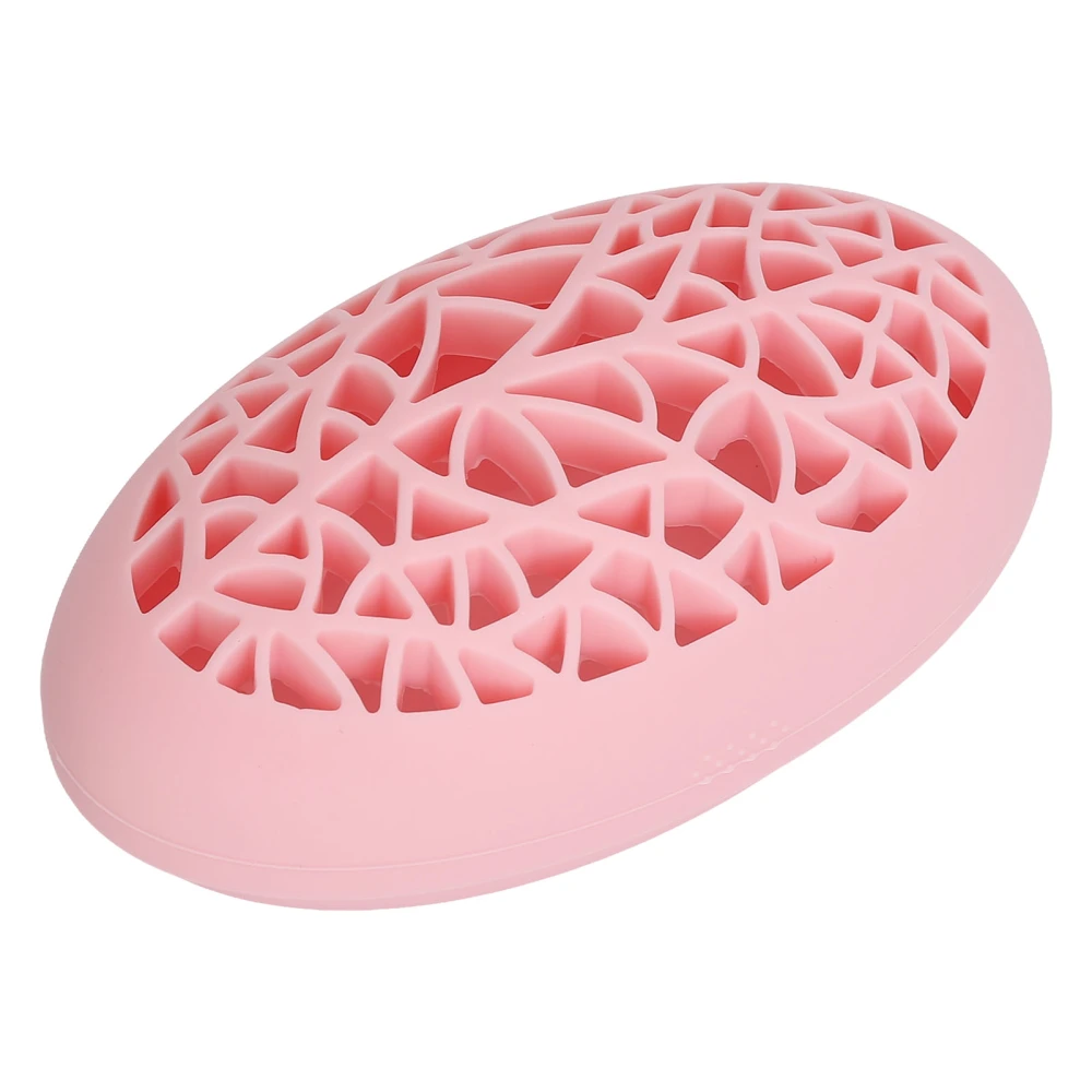 Nest Shape Nail Brush Rack Portable Storage Silicone Nail Brush Rack Holder for Tabletop Pink