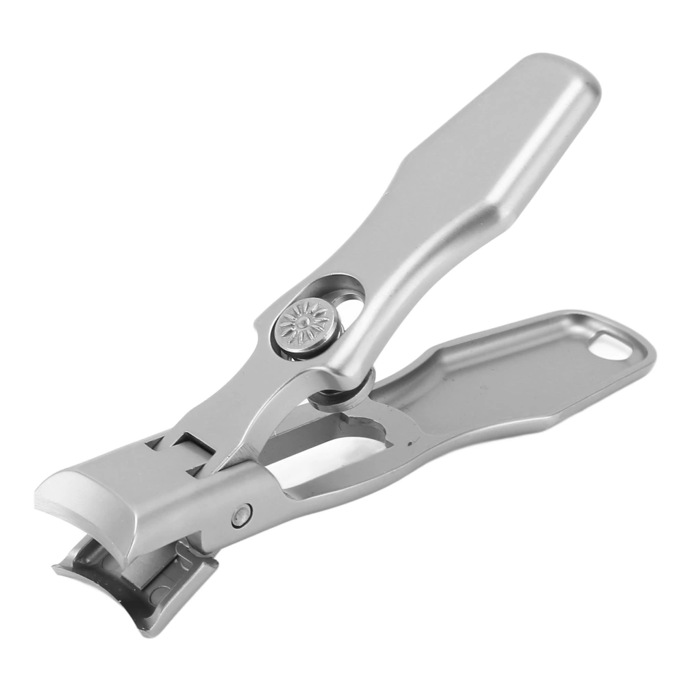 Stainless Steel Nail Clipper Wide Jar Openning Fingernail Toenail Clipper for Thick Nails 16mm