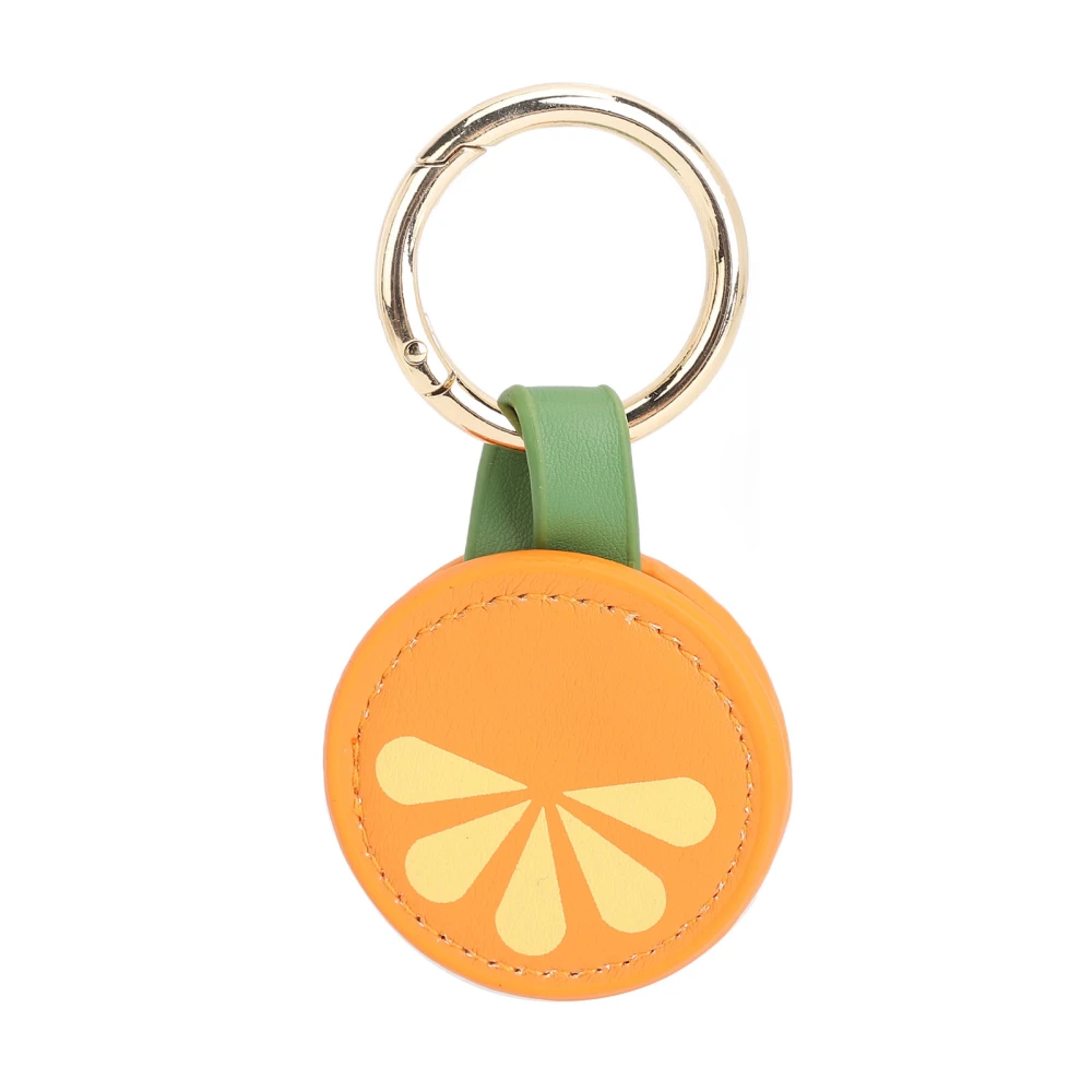 Magnetic Hat Clip Magnet Hat Holder PU Leather Fruit Style Clip Outdoor Travel Accessory for Handbag Backpacks Orange