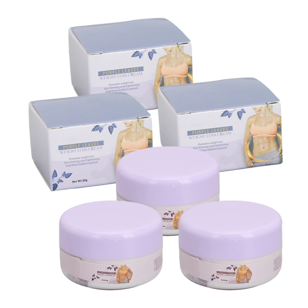 3Pcs Body Fat Burning Cream Pressure Fatigue Relief Promote Sweating Body Shaping Cream 30g