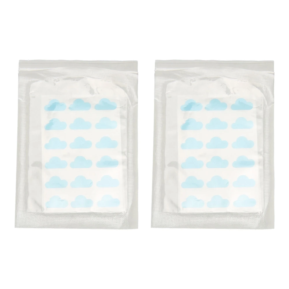 2 Sheets 36 Dots Face Patches Hydrocolloid Pimple Spot Patch Facial Dot Cover Sticker Blue Cloud Shape