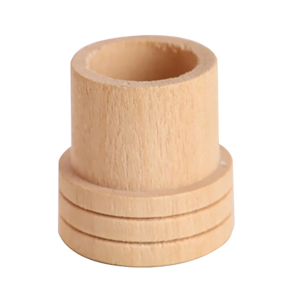 Wooden Moxa Roll Extinguisher Professional Holder Base for 1.8cm Moxa Stick Moxibustion Accessory