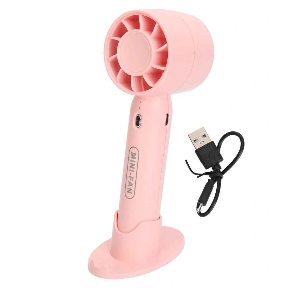 Lash Fans Low Noise Standing Handheld Rechargeable 3 Speed Adjustable Portable Eyelash Dryer for Eyelash Extension Pink