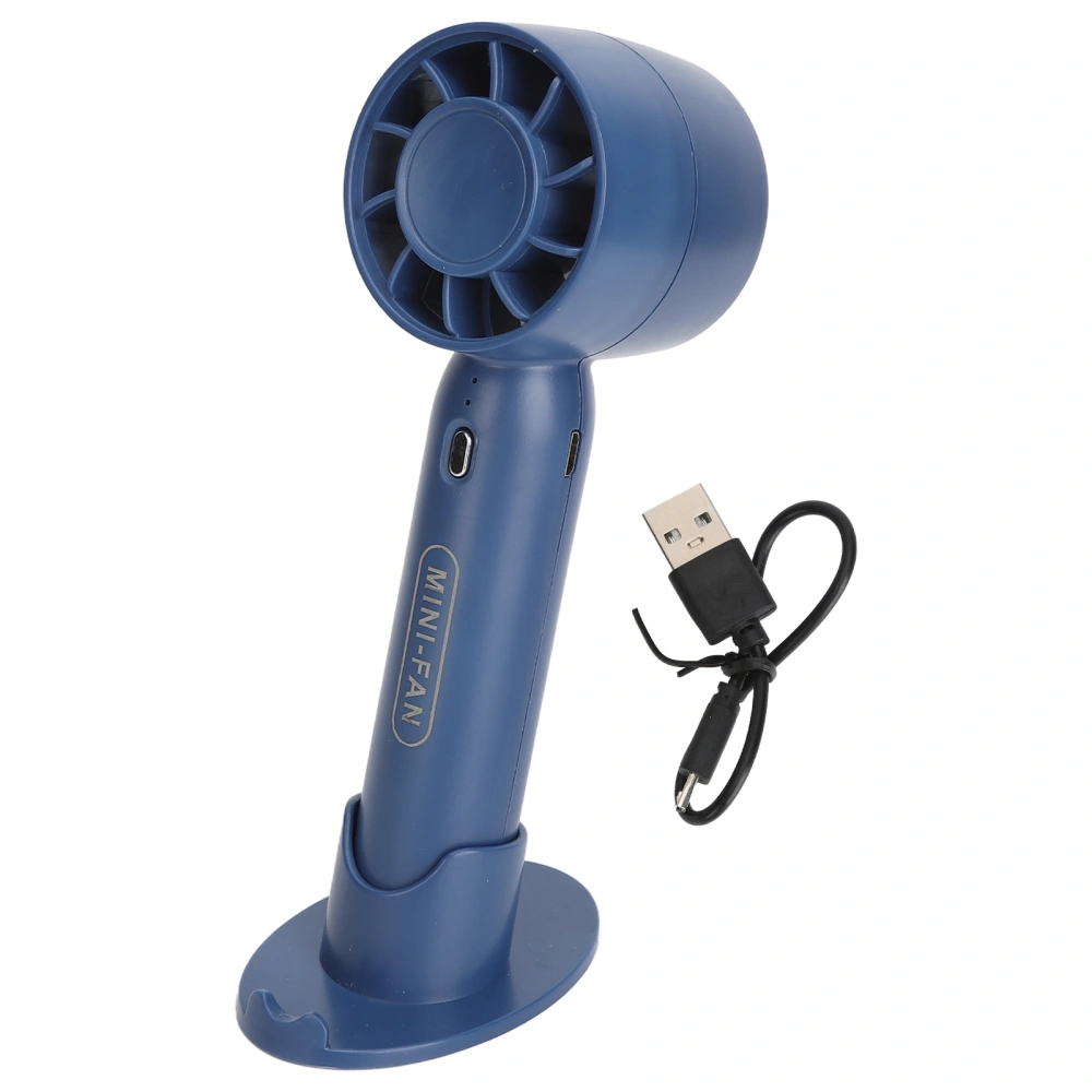 Lash Fans Low Noise Standing Handheld Rechargeable 3 Speed Adjustable Portable Eyelash Dryer for Eyelash Extension Blue