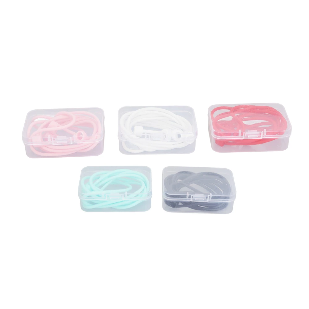 10pcs Sound Aids Holder Prevent Fall Off 5 Colors Silicone Sound Amplifer Lanyard for Seniors