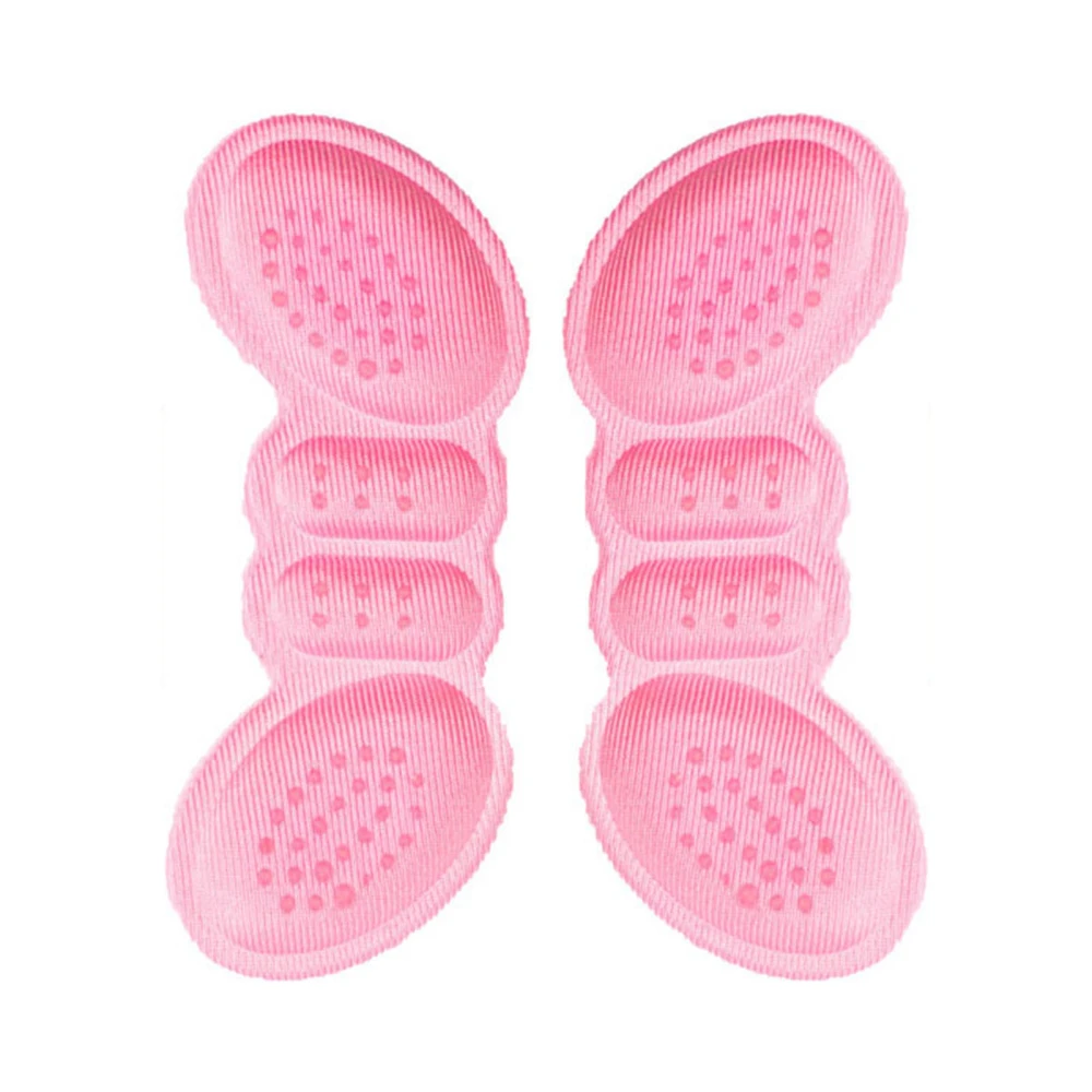 Heel Cushions Pad Heel Grip Liner Cushion Slipless Soft Thicken Foot Protector Pad One Pair Pink 0.24in