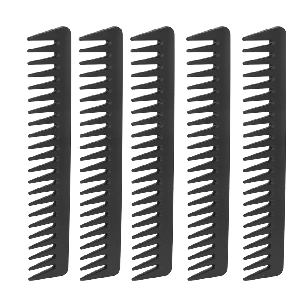 5pcs Hair Detangling Comb Professional Home Wide Tooth Comb Styling Tool for Long Thick Wet Dry Hair