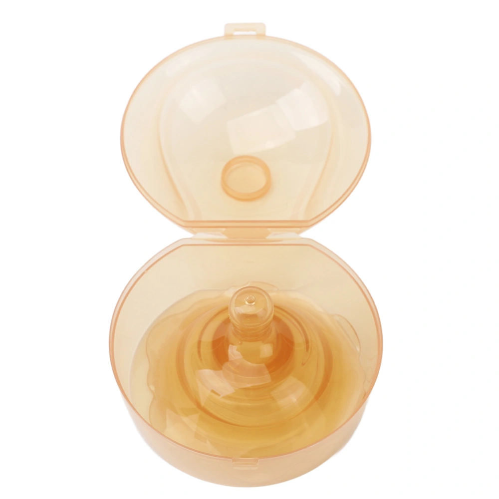 Silicone Nipple Shields Double Layers Prevent Biting Breastfeeding Nipple Protector for Flat Inverted Nipples