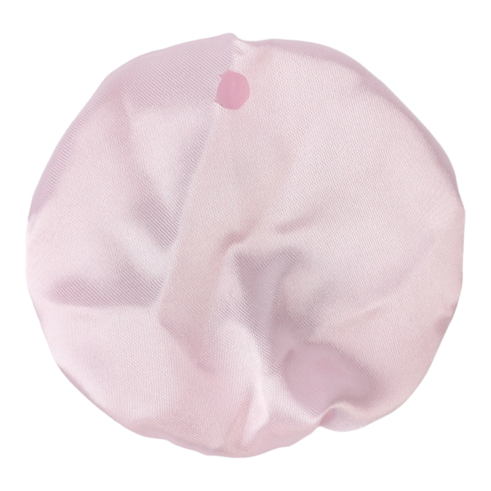 Reusable Fabric Drink Cover Satin Pink Cup Cover Protector with Straw Hole for Drink Spiking Prevention