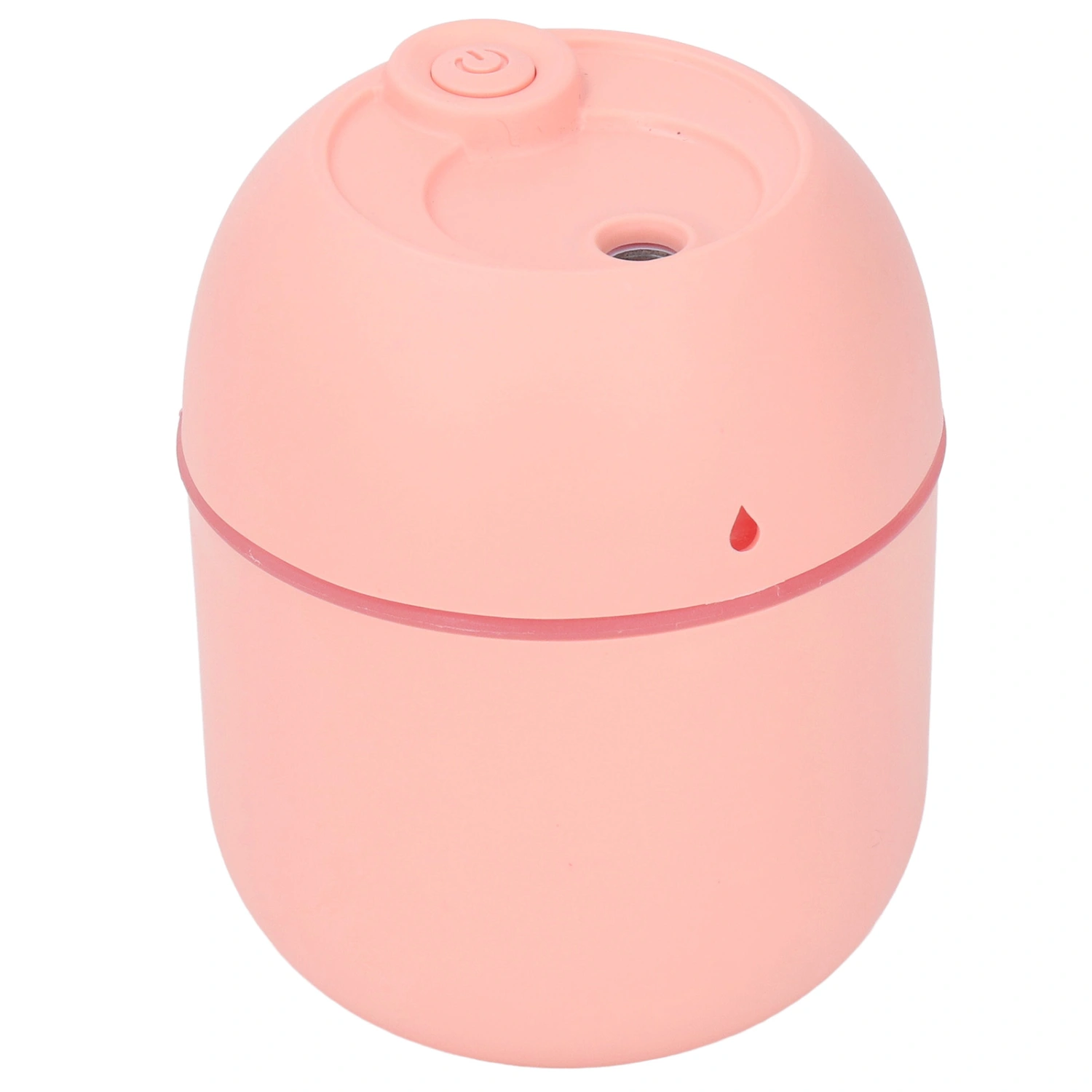 Mini Humidifier Silent USB Plug in Auto Shut Off Small Desktop Humidifier with Night Light for Bedroom Car Office Pink