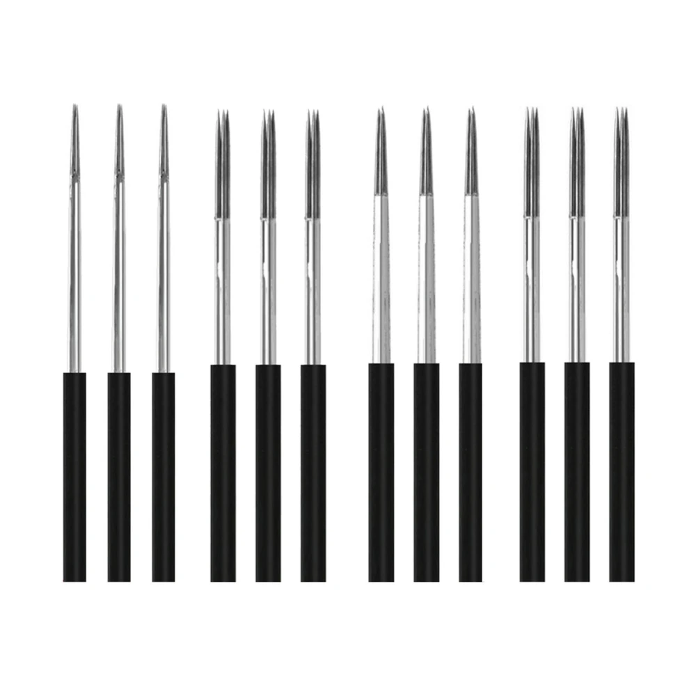 25pcs 5RS Shader Microblading Needle 25pcs Stainless Steel Manual Eyebrow Makeup 3RL Microblading Needle