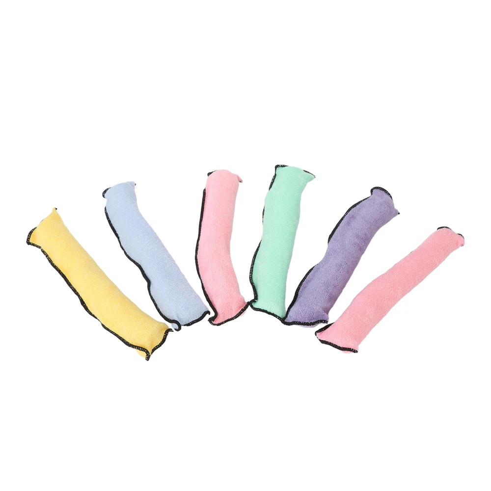 Heatless Curlers Safe Lightweight Portable Sponge Hair Rollers for Women Girls Children 6pcs